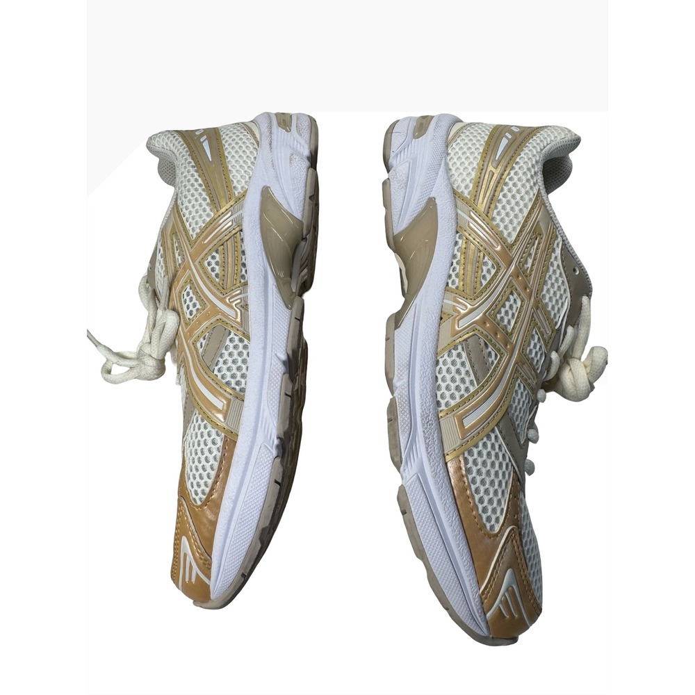 ASICS women's gel-1130 "cream champagne" size 8 - Picture 5 of 7